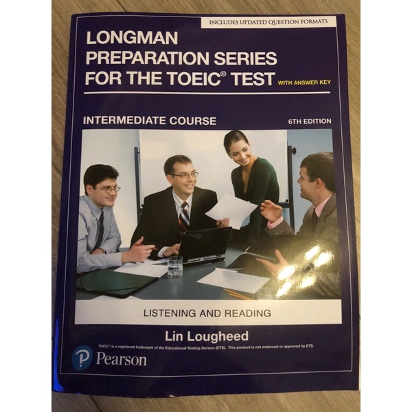 (二手）longman preparation series for the toeic test