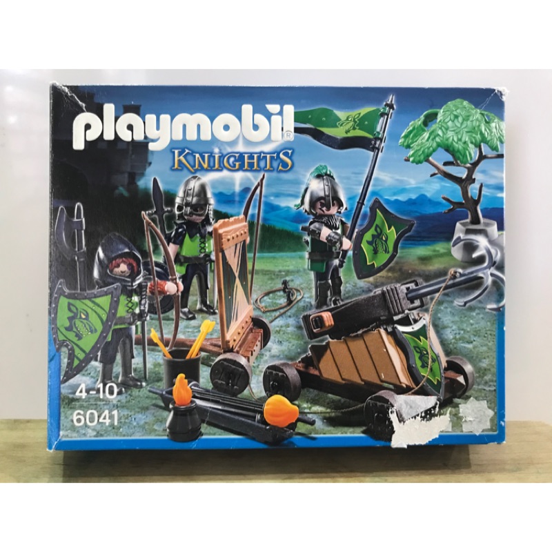 德國Playmobil 摩比人#6041>>狼騎士投石機外盒瑕疵出清特賣!僅一件| 蝦皮購物