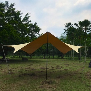 【TiiTENT】630x630cm棉感八角Wing630天幕.客廳帳棚(耐水壓10000mm) TPW630KH 卡其