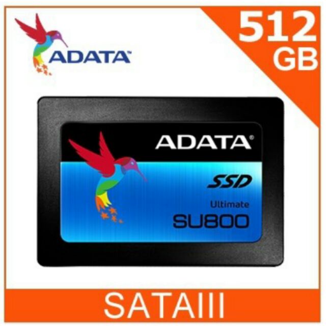 ADATA威剛 Ultimate SU800 512G SSD 2.5吋固態硬碟 智慧型SLC快取演算法