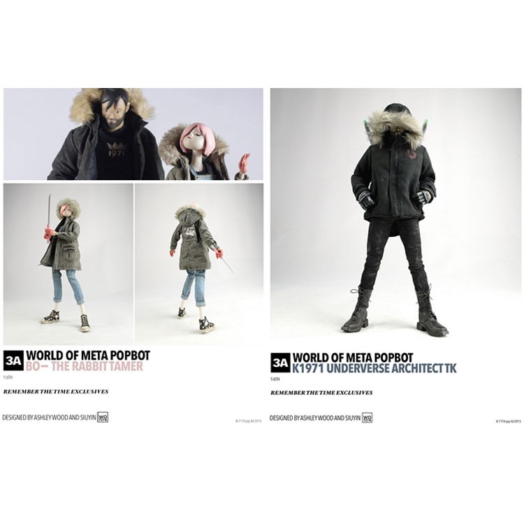 THREEA 3A 1/6 泰國玩具展 展場限定品 K1971 TK + BO-TQ