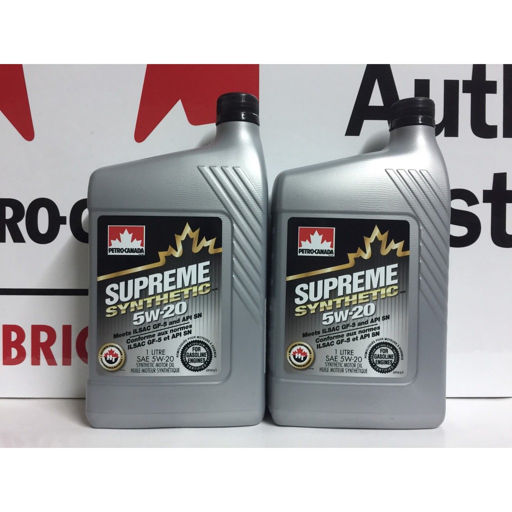 加拿大 加楓機油 Petro Canada  SUPREME Synthetic 5W20 全合成機油