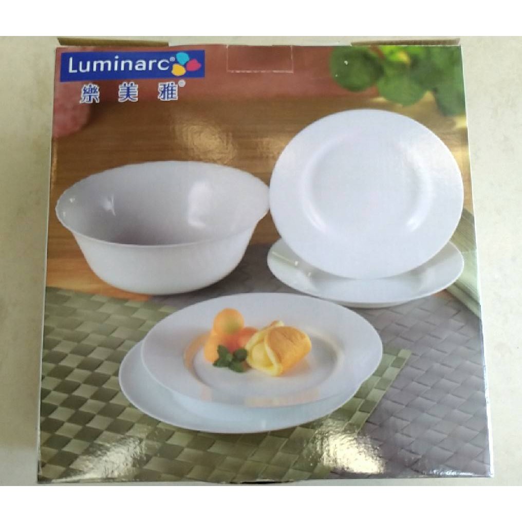 Luminarc樂美雅強化餐具5件組~SP-1603(限自取)