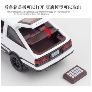 Bobo媽咪 建元模型1 28 Toyota Ae86 豐田藤原拓海頭文字d 聲光回力車 蝦皮購物