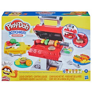 【W先生】培樂多 Play-Doh 黏土 廚房系列 BBQ美式烤肉遊戲組 安全 無毒 食用色素 HF0652