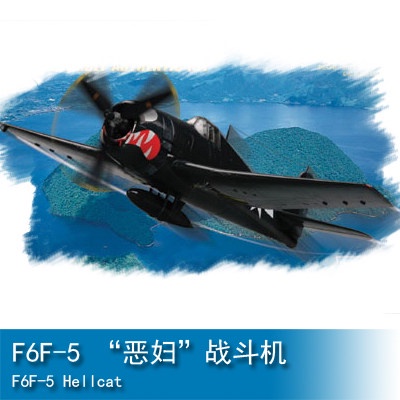 小號手 HOBBY BOSS 1/72 美國 F6F-5 惡婦 戰鬥機飛機 80260 軍事模型空軍