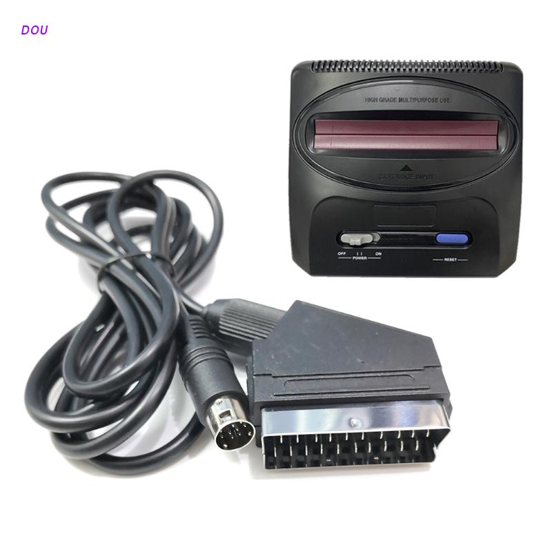 用於 SEGA MD2 遊戲機 RGB Scart 電纜的 DOU 1.8m RGB / RGBS Scart OFC