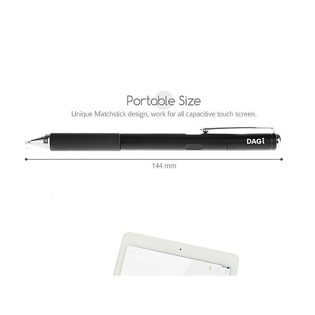 Google Pixel 2 XL C 通用之專利透明雙功能觸控筆-達際科技 DAGi Stylus Pen P604