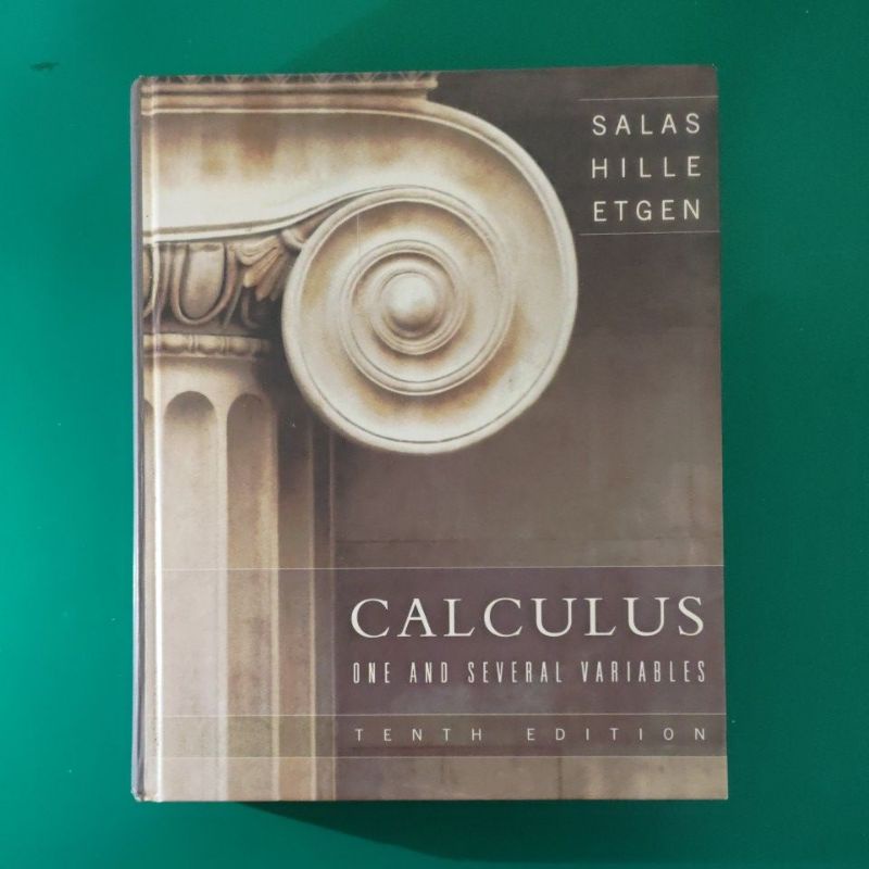 Calculus 微積分 SALAS HILLE ETGEN TENTH EDITION 二手書  (T)