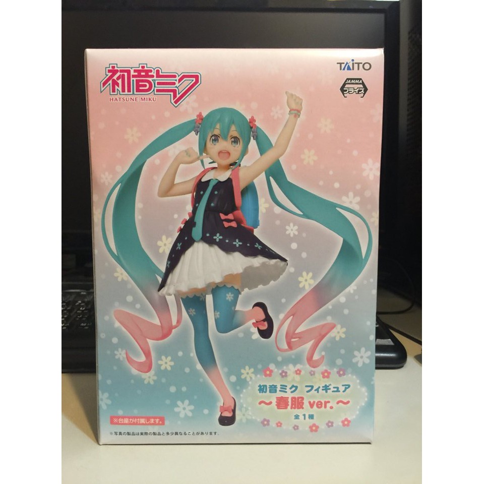 日版 TAITO 景品 初音未來 初音 MIKU 原創春服Ver 完成品