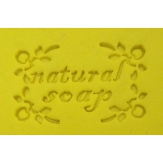【玫瑰森林】高階壓克力皂章。natural soap(3*5cm)