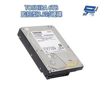 昌運監視器 TOSHIBA 東芝 6TB 監控型3.5吋硬碟 監控系統專用 5400轉 HDWT860UZSVA