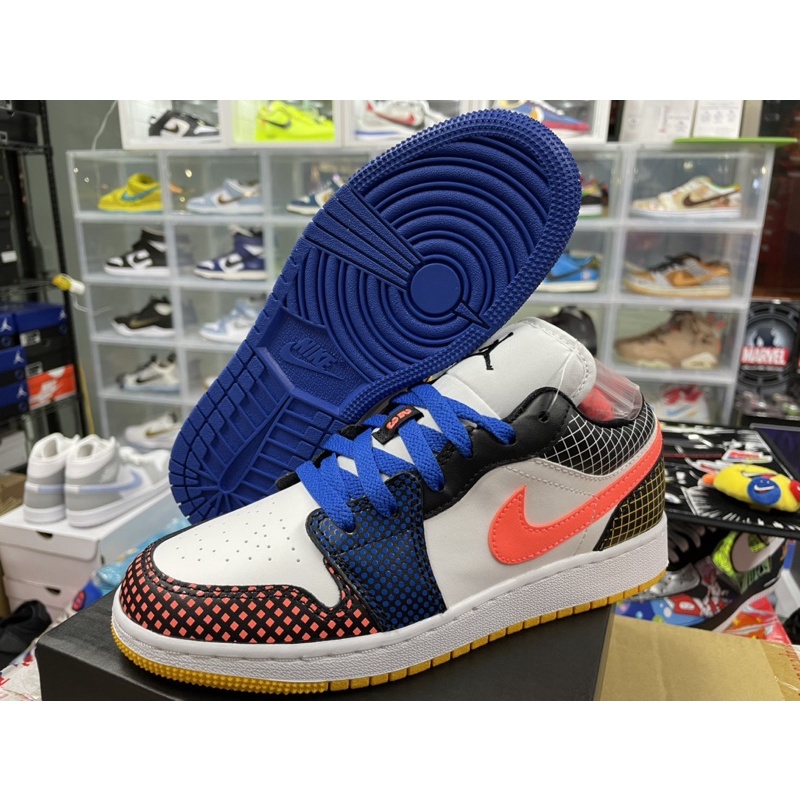 限時特價 全新台灣公司貨 AIR JORDAN 1 LOW MMD BG 藍黃鴛鴦 DH7547-100