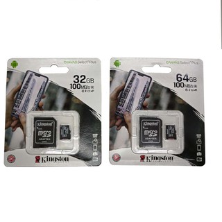 【勝利者】金士頓記憶卡 microSD C10 tf小卡32G手機 行車紀錄器照相機通用 64G高速卡附轉卡