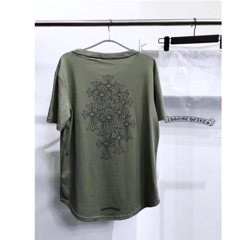 暗黑教父diablo Gf 十字花軍綠克羅心收腰短袖t恤男女基本 蝦皮購物