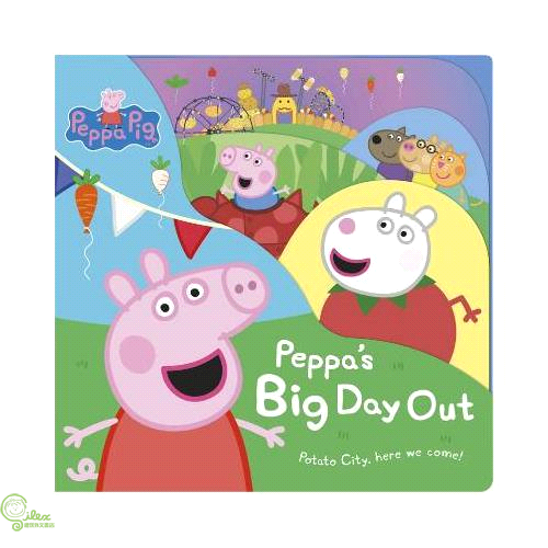 Peppa Pig：Peppa’s Big Day Out 佩佩豬的遊玩日 精裝硬頁故事書（外文書）