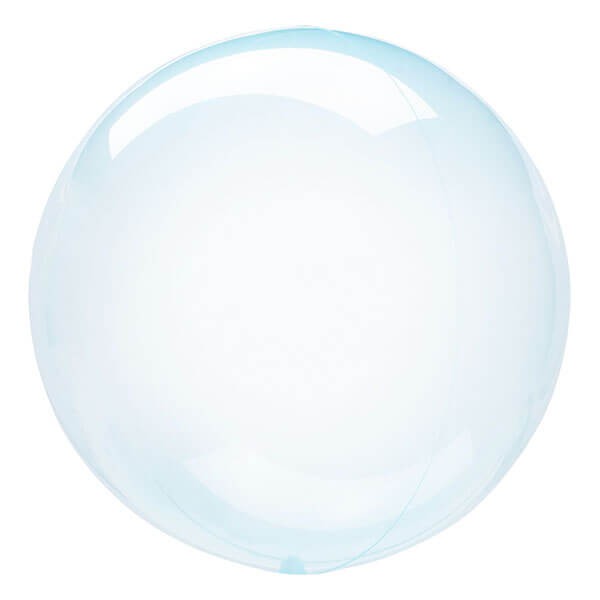 派對城 現貨 【22吋透明泡泡球-寶貝藍】 歐美派對 生日氣球 鋁箔氣球  派對佈置 拍攝道具