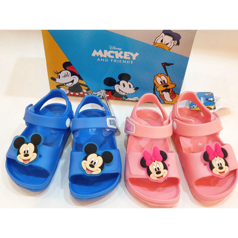 現貨 ♥️ Disney 迪士尼正版台灣製防水超輕底勃肯涼鞋 米奇/米妮