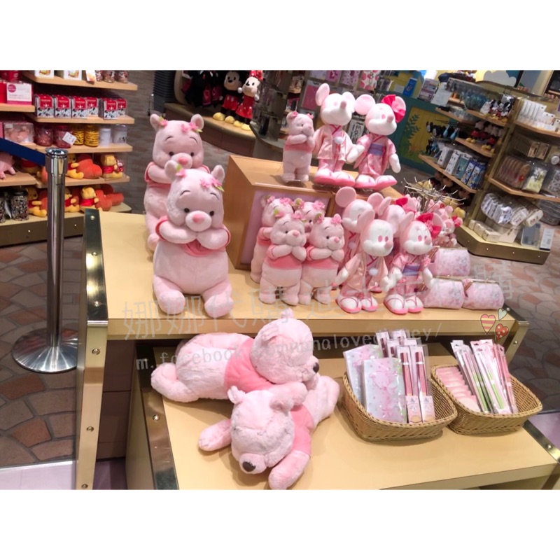 （現貨）日本迪士尼 櫻花 粉紅 櫻花維尼 櫻花米奇 櫻花米妮 粉色 粉紅 維尼 米奇 米妮 吊飾