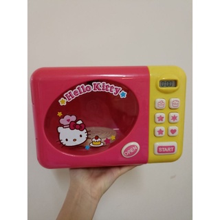 hello kitty 聲光玩具 微波爐 廚房 家家酒玩具