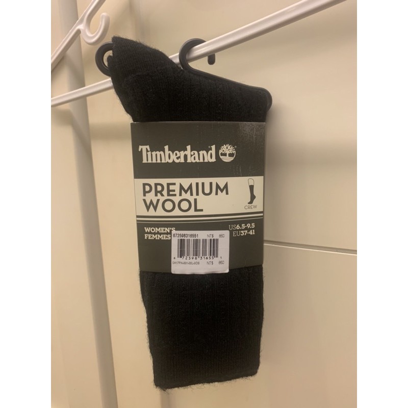 [全新出清］Timberland美麗諾羊毛女襪