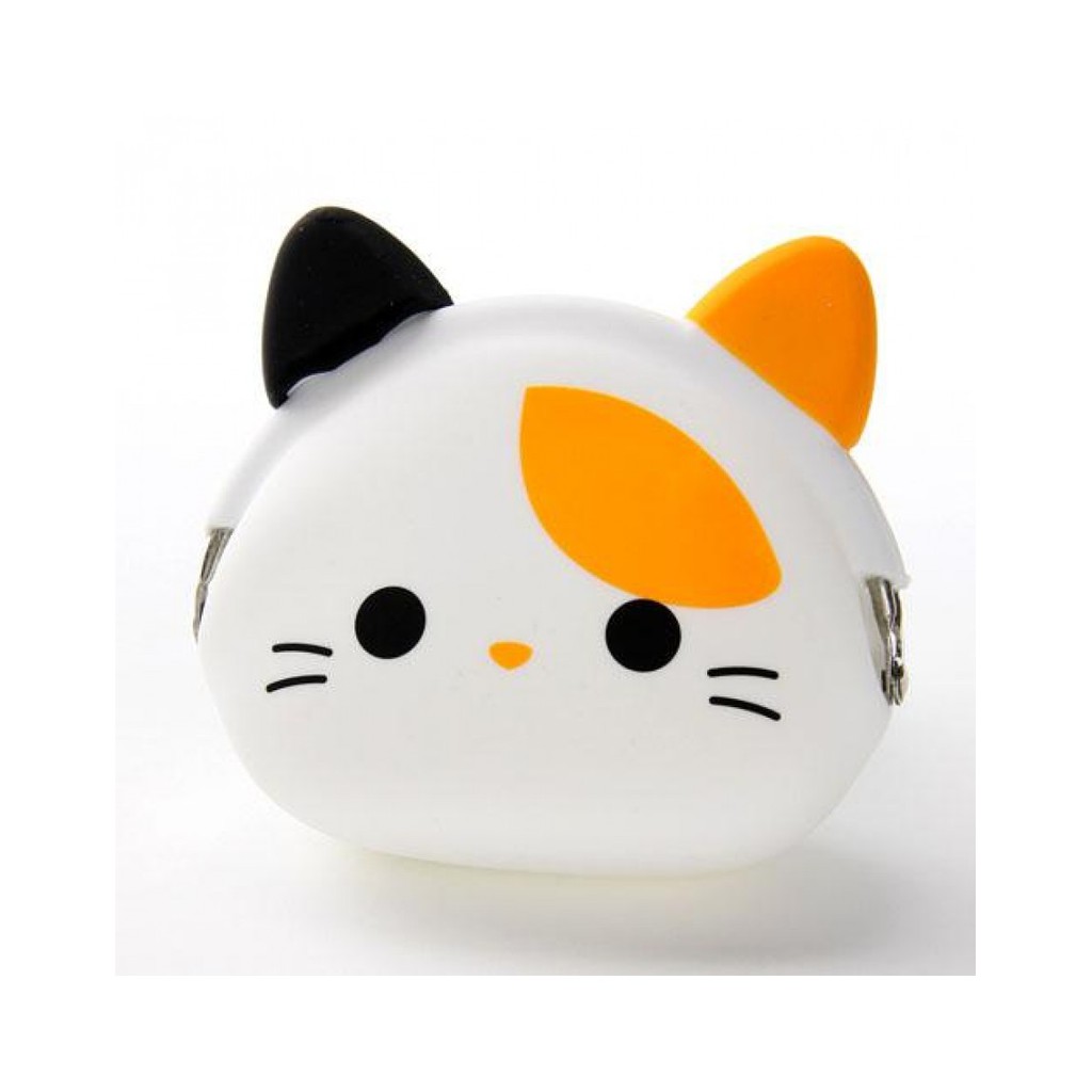 日本 mimi POCHI Friends 動物造型矽膠零錢包 賓士貓/黑貓/三色貓/灰貓/虎斑貓