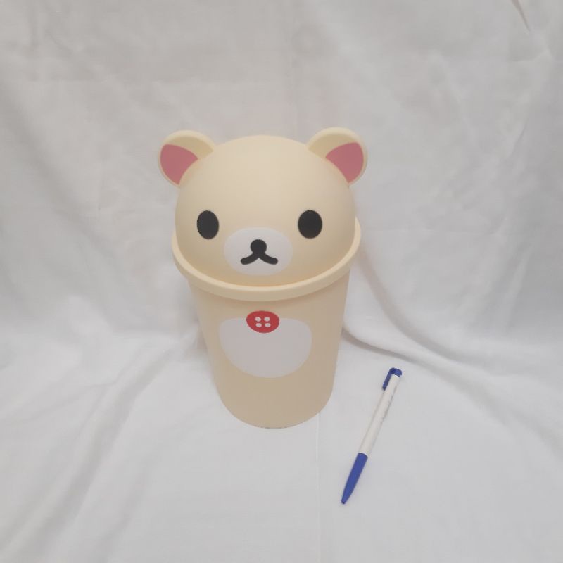 7-11拉拉熊垃圾桶+一番賞圓型拉鍊小包包
