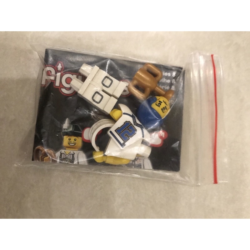 LEGO 樂高 Minifigures Series 8代 8833 #5橄欖球隊員