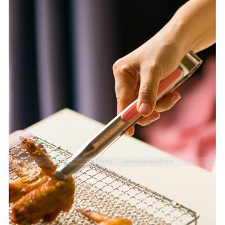 BreadLeaf 防燙設計烤夾烤肉 鐵夾 不鏽鋼烤肉夾 麵包夾 燒烤工具