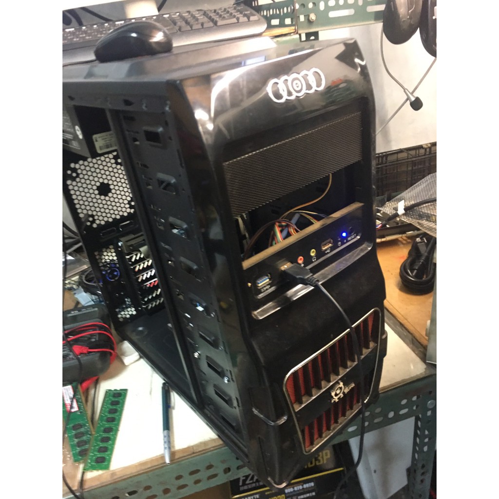 信哥螺絲起子 中古AMD四核心 X4 640+技嘉主機板+8G記憶體+GT730顯示卡順打LOL 只要3000而已