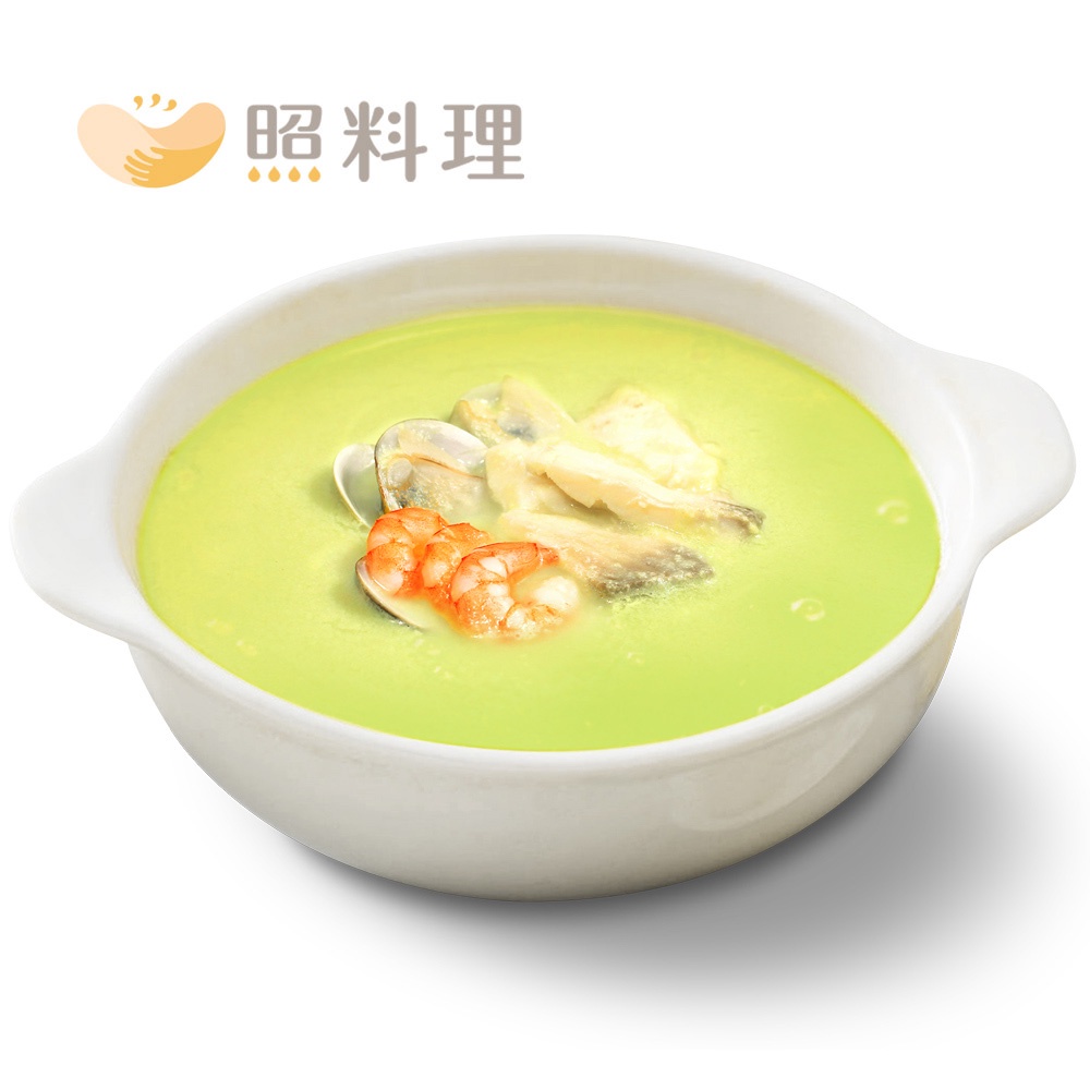 【照料理】翠玉毛豆海鮮濃湯250g (高營養、即時湯品、毛豆、海鮮 濃湯)