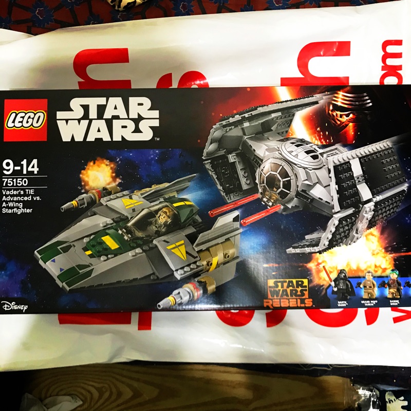 正版 樂高 LEGO 75150 黑武士鈦戰機對決A翼戰機 達斯維達 星際大戰 star wars 星戰 生日禮物 現貨