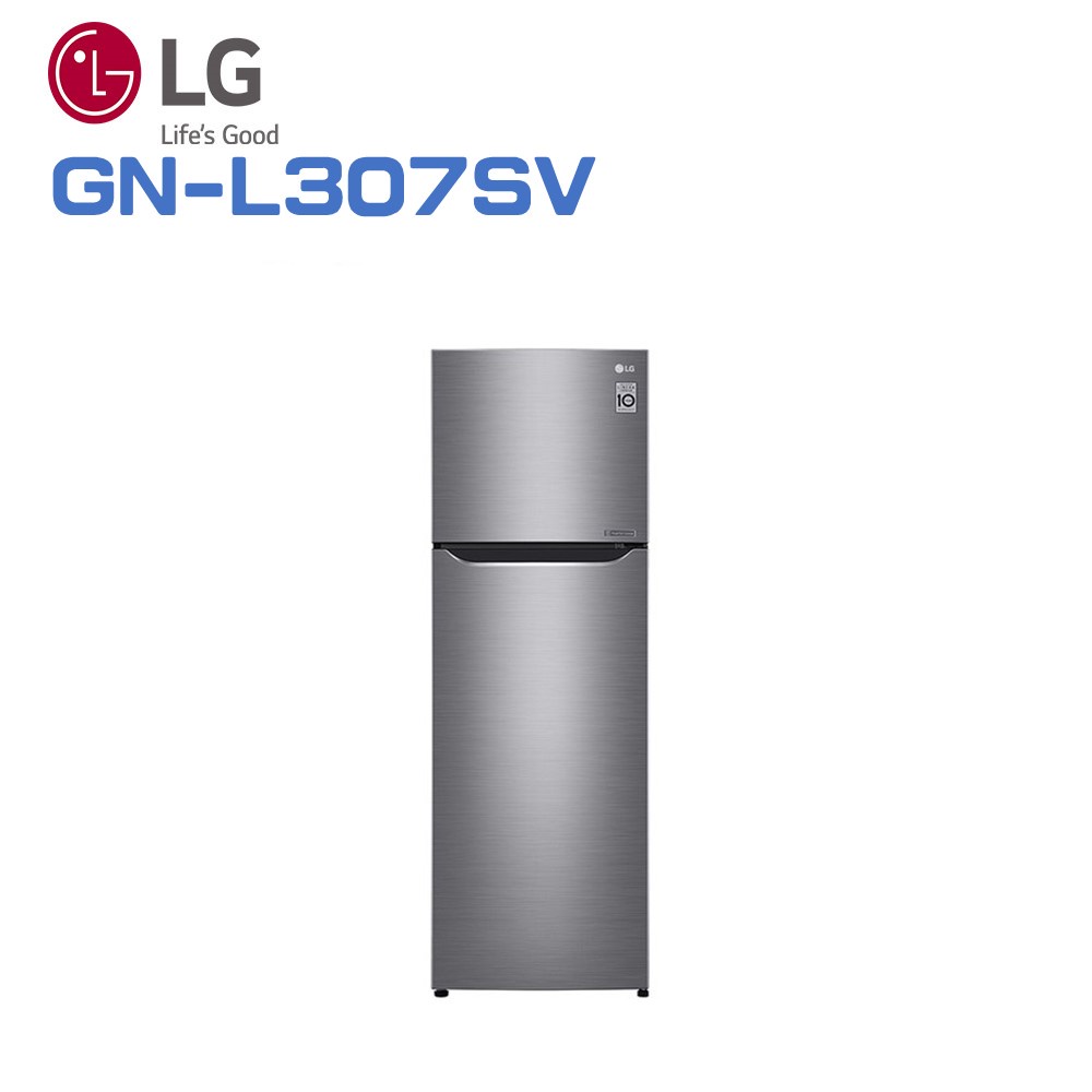 ✿聊聊最便宜✿全台配裝✿全新未拆箱 GN-L307SV【LG樂金】253公升直驅變頻雙門冰箱 一級能效