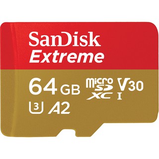 公司貨 新版"A2"SanDisk 64G 64GB Extreme MicroSD U3 讀170MB 寫80MB