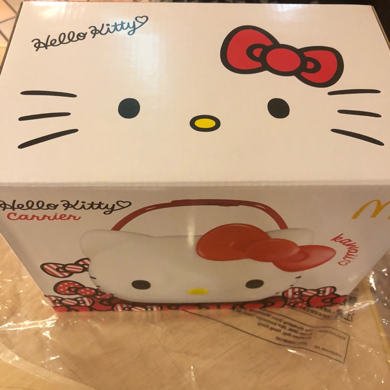 麥當勞 Hello Kitty 凱蒂貓 提籃 置物籃