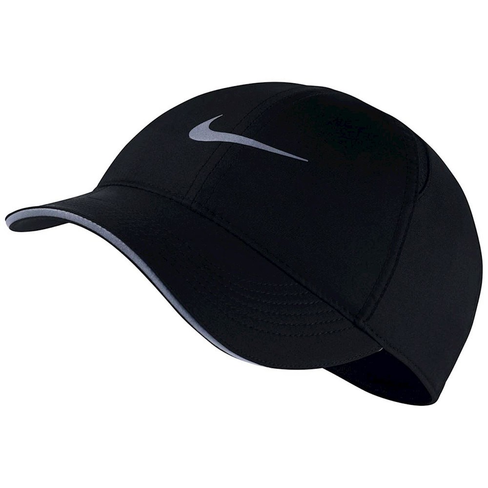 NIKE配件系列-DRY AROBILL FTHLT CAP RUN 黑色棒球帽-NO.AR2028010