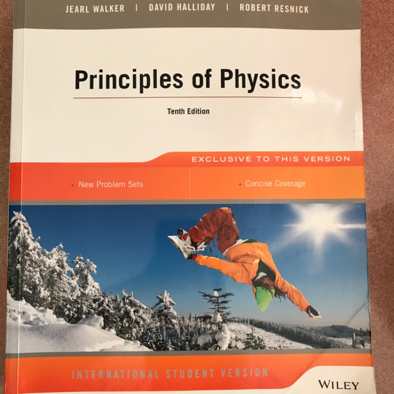 Principles of physics 普通物理學 第十版