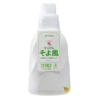 【JPGO】超取限3瓶~日本製 MIYOSHI 日本皇室御用指定品牌 微風花香 液體肥皂洗衣精 1100ml 新包裝