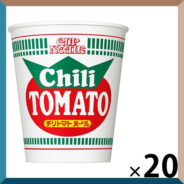【日本直送】日本日清番茄杯麵76g x 20 杯  微辣番茄口味泡麵 辣椒杯麵 泡麵 20個大包裝實惠價