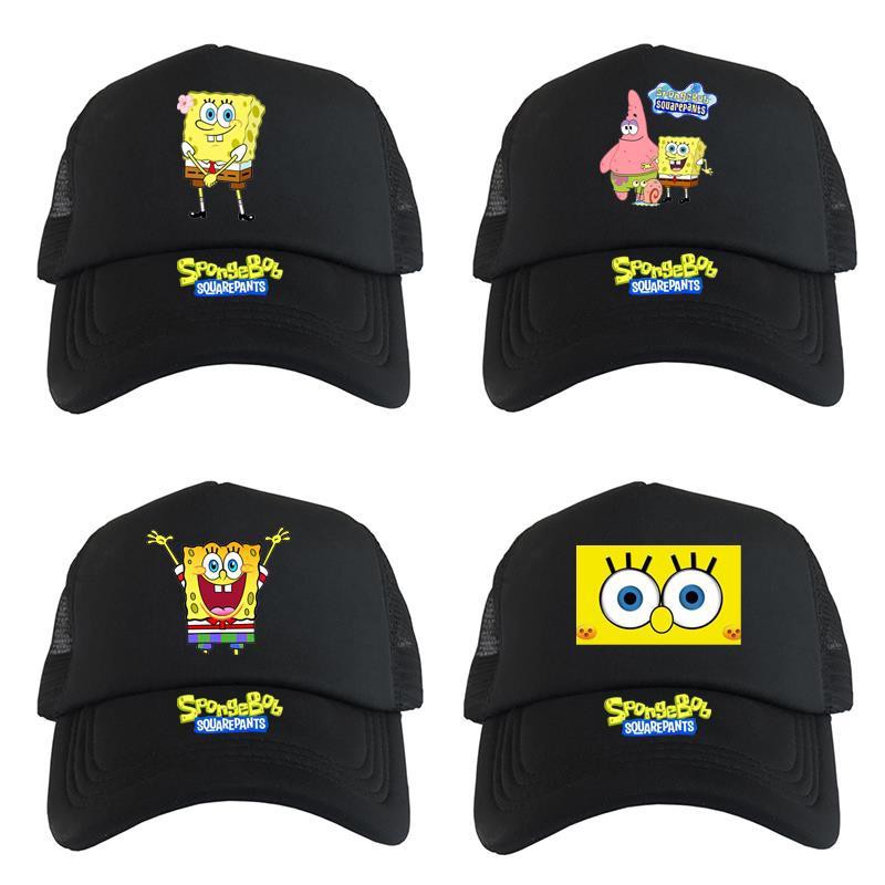 海綿寶寶周邊帽子派大星章魚哥動漫二次元男女學生可愛鴨舌帽 蝦皮購物