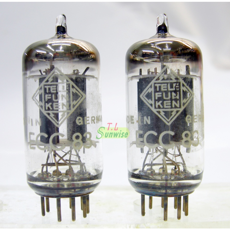 12AX7 ︽NO:2399 德國 Telefunken ( TFK ) ECC83 (NOS) 60年代 真空管 一對