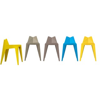 【南洋風休閒傢俱】摩登造型椅系列 - 722休閒椅 靠背椅 彩色塑料椅 餐椅 設計師椅(SY252-1~4)