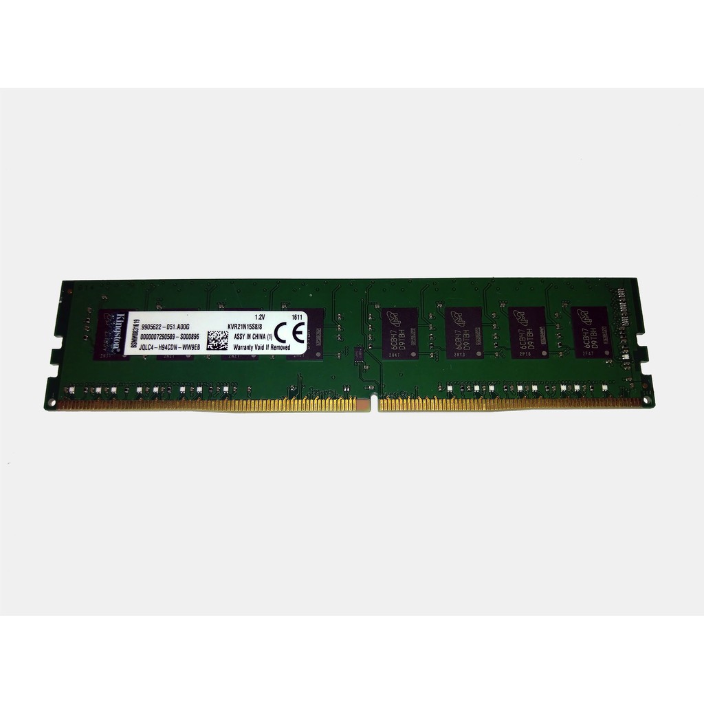 金士頓 Kingston DDR4 2133 8G 單面 桌上型記憶體 RAM 8GB KVR21N15S8/8