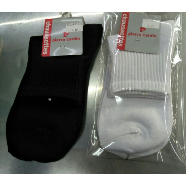 加大碼 台灣製 純棉襪 皮爾卡登 中筒襪 學生襪 1/2襪 休閒襪