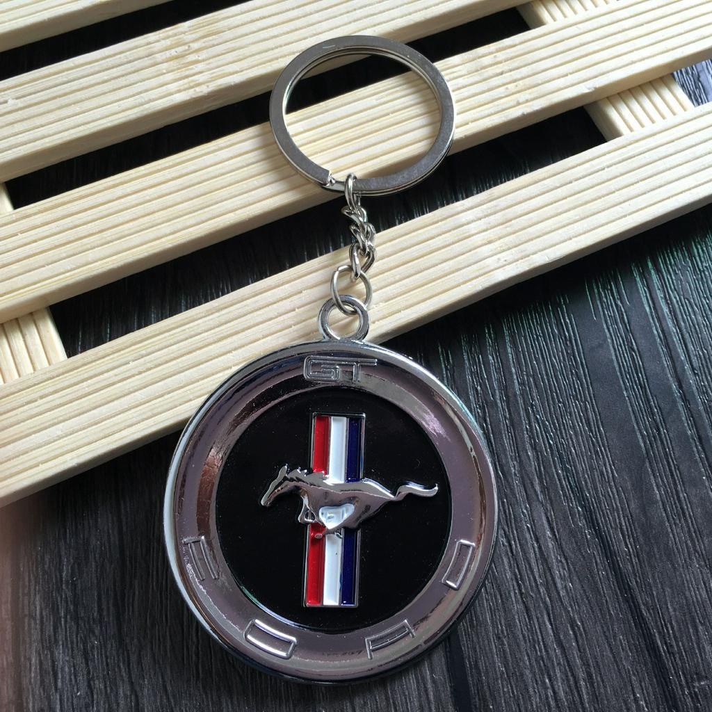 福特野馬標誌鑰匙扣 GT 金屬鑰匙圈