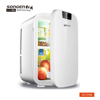 【SONGEN松井】雙核芯勁冷電子式冷暖行動冰箱/冷藏箱/保溫箱/小冰箱(CLT-27AQ) 廠商直送