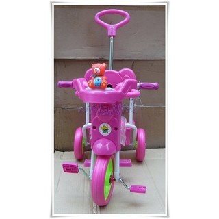 ☆曼尼2☆臺灣製造 可推式三輪車 兒童三輪車 後控三輪車 三輪車 塑膠發泡胎/腳踏板 #2