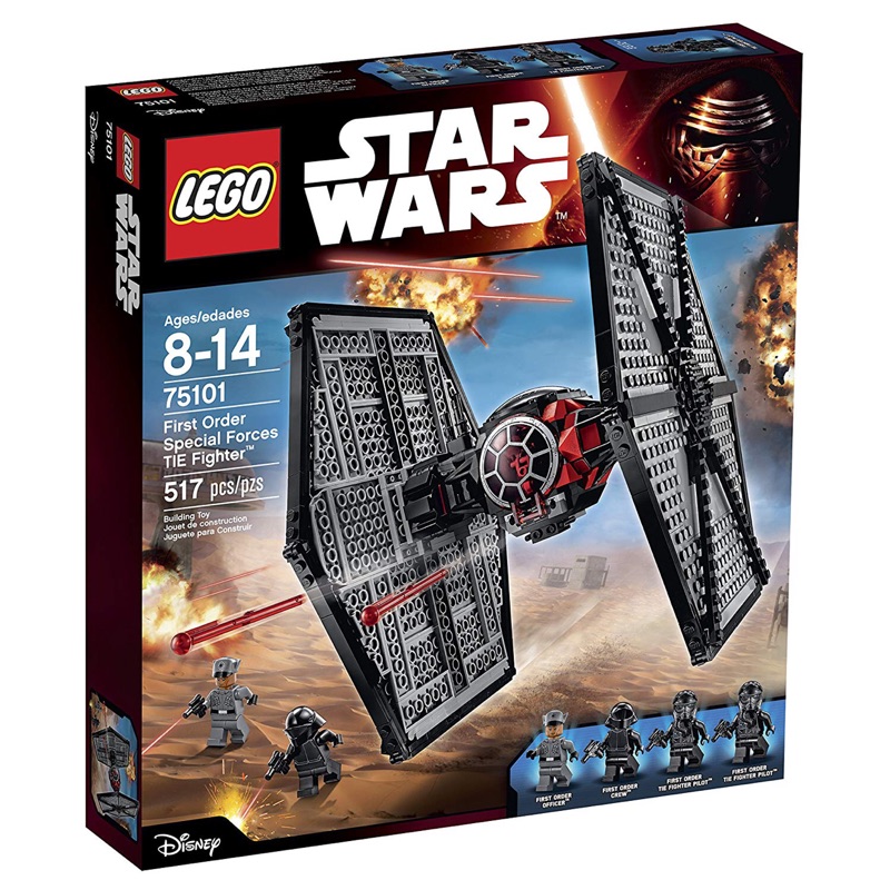 Lego 樂高 75101 星際大戰 First Order Special Forces TIE fighter