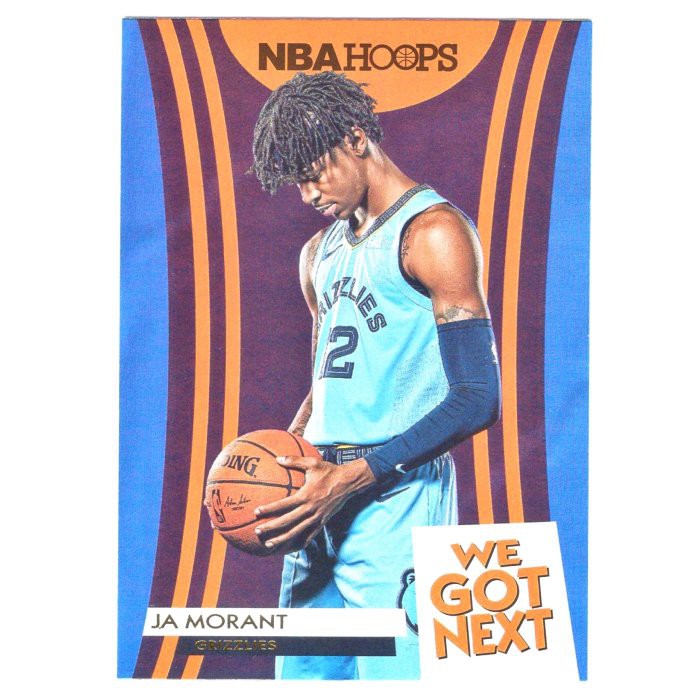 銀亮！(RC) 灰熊一哥 Ja Morant 高比例NBA Hoops We Got Next Silver版新人RC卡