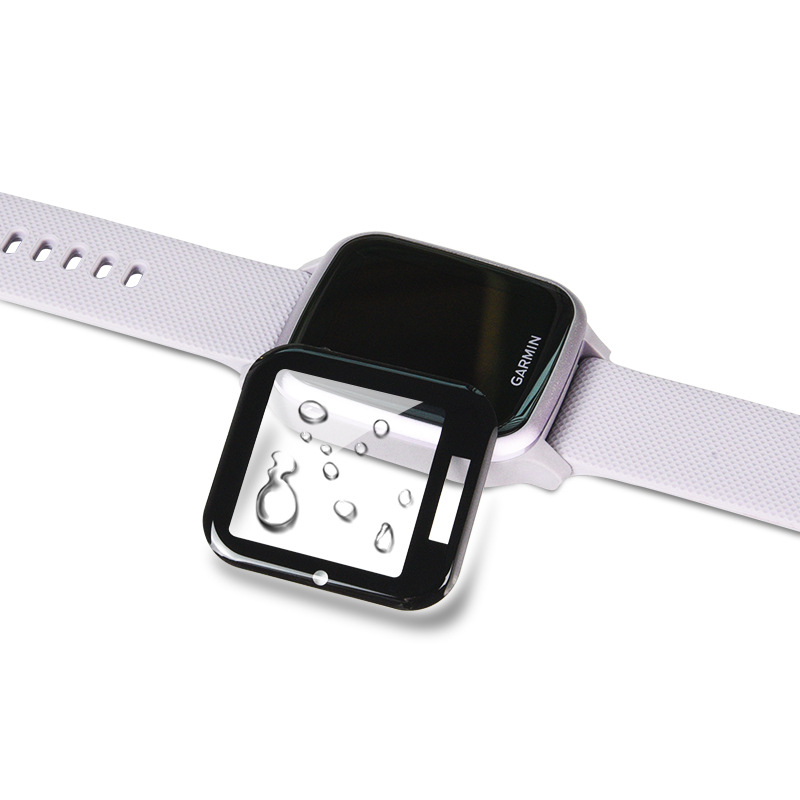 新款Garmin佳明Venu SQ手錶膜全屏覆蓋軟膜 3D熱彎軟膜Venu 2 2S熒幕貼膜PMMA手錶貼膜